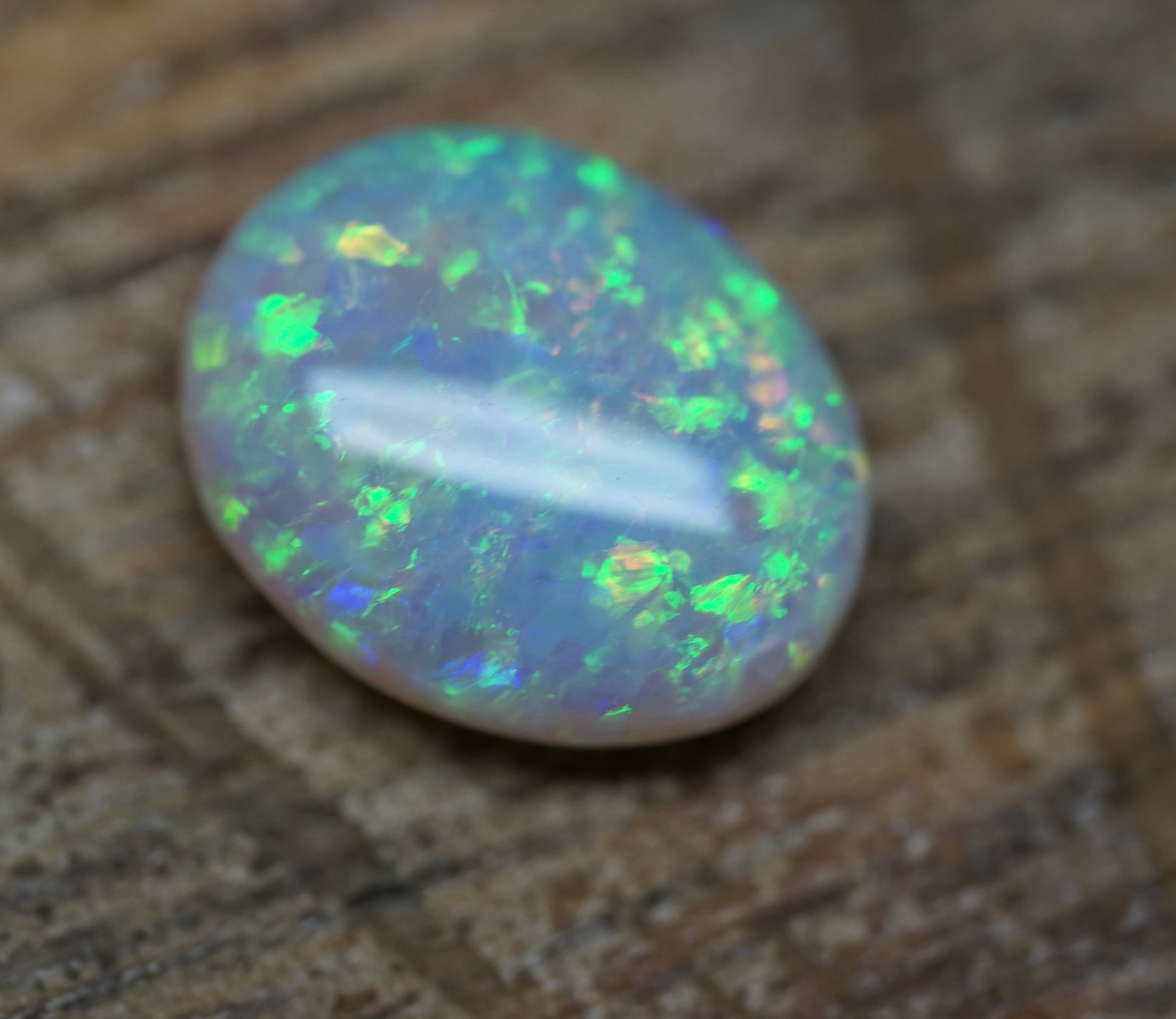 Coober Pedy Crystal Opal - 2.3 Carats. 0019