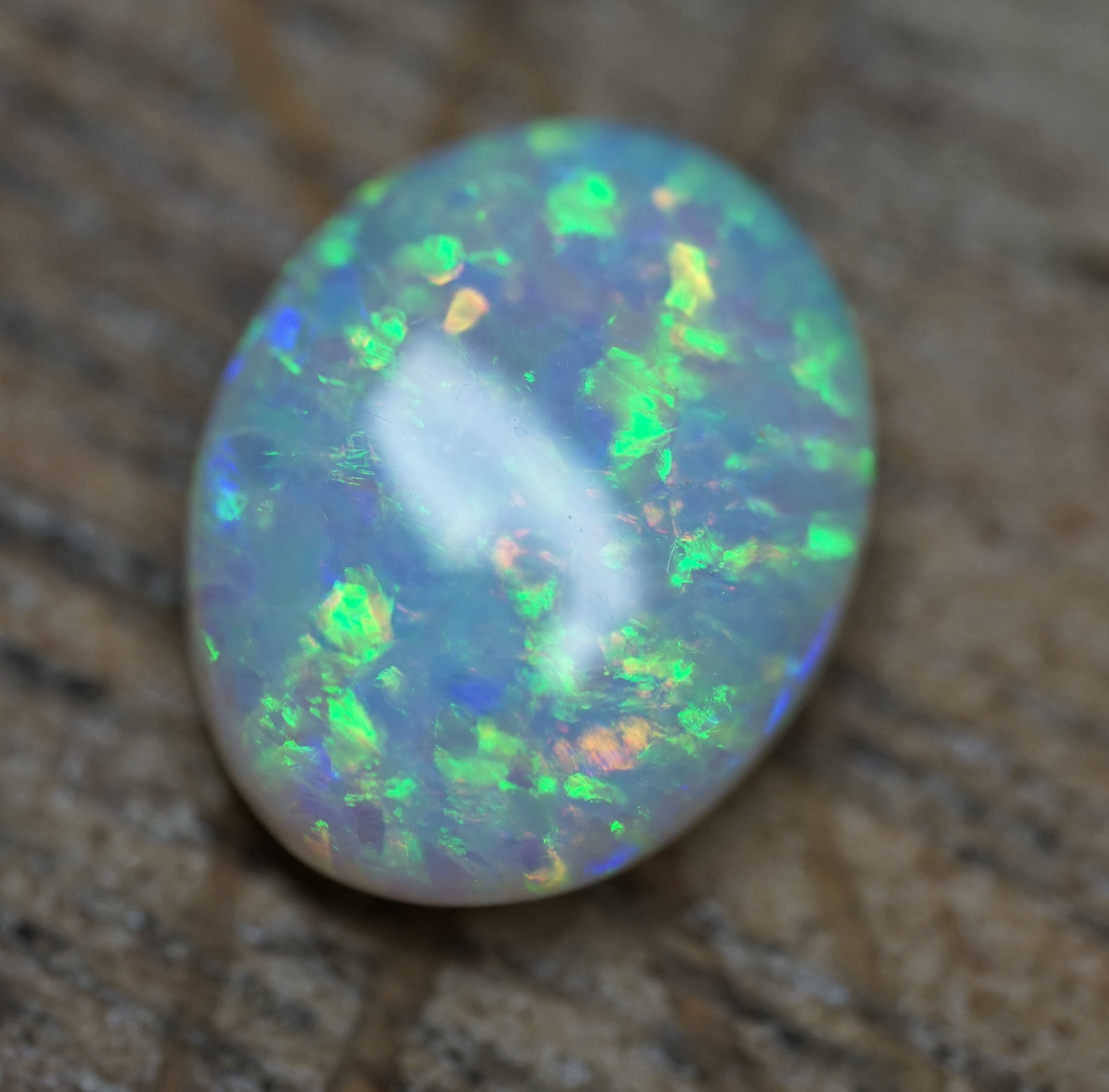 Coober Pedy Crystal Opal - 2.3 Carats. 0019