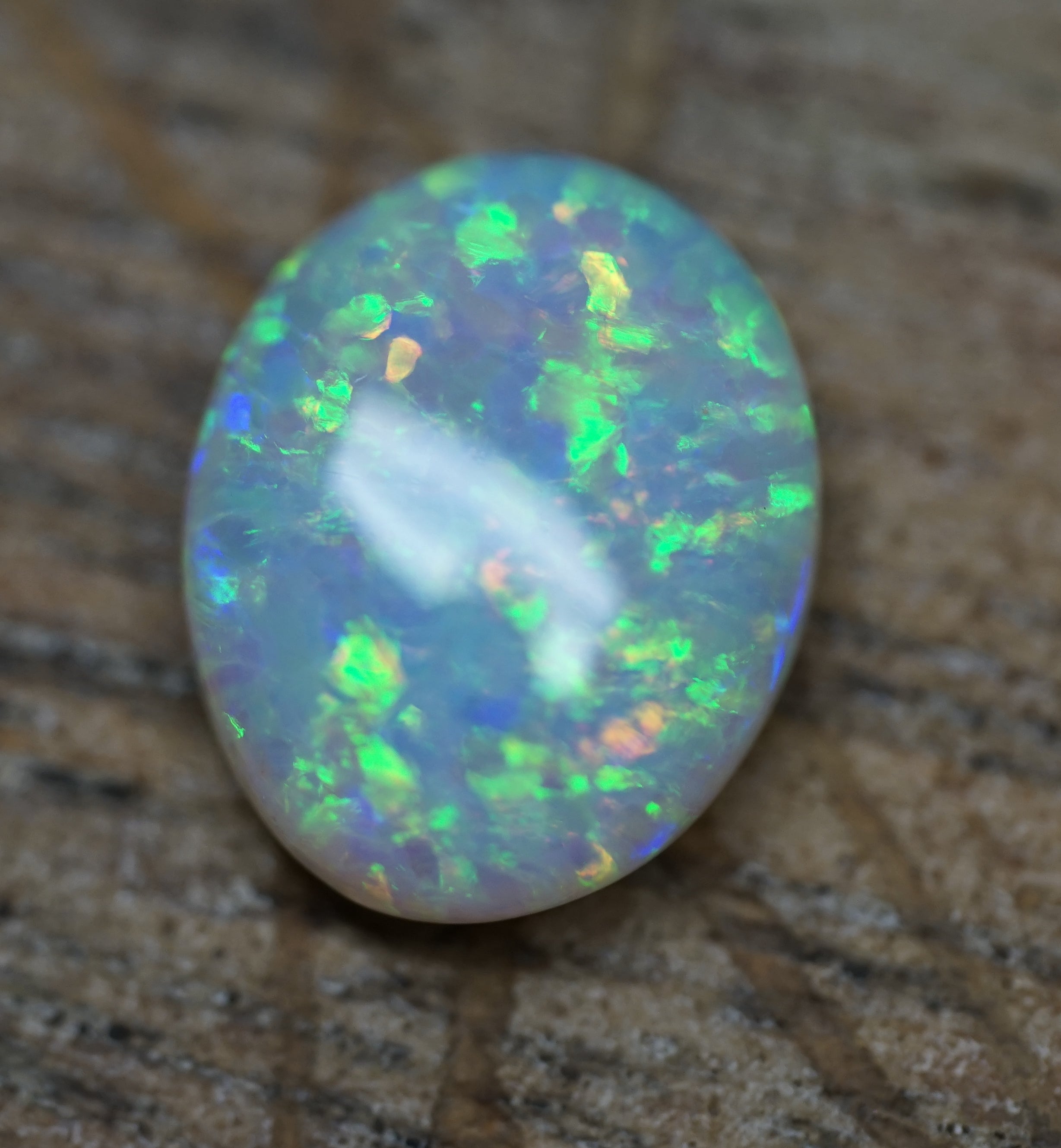Coober Pedy Crystal Opal - 2.3 Carats. 0019