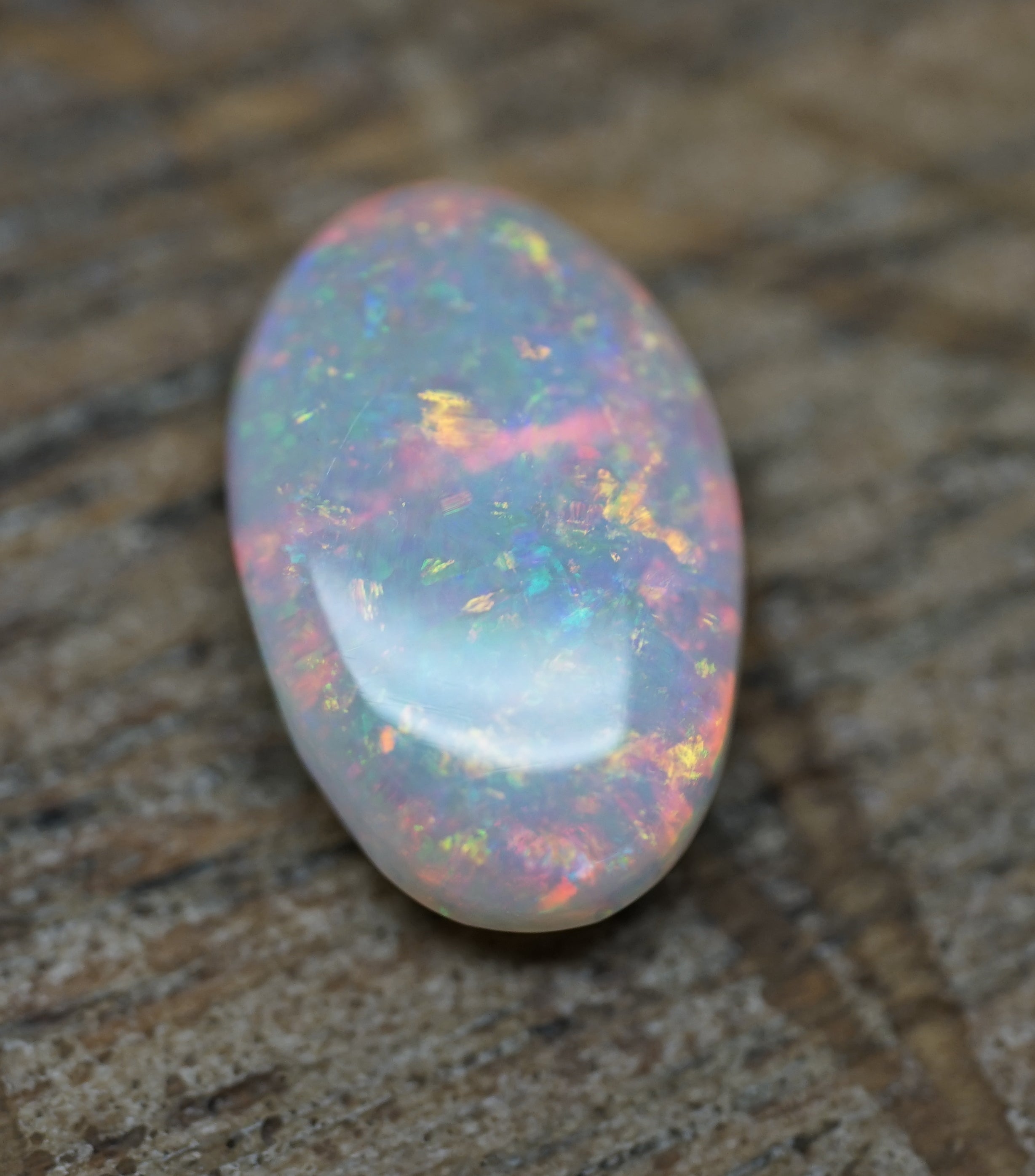 Mintabie Multi-colour Crystal Opal - 1.7 Carats. 0070