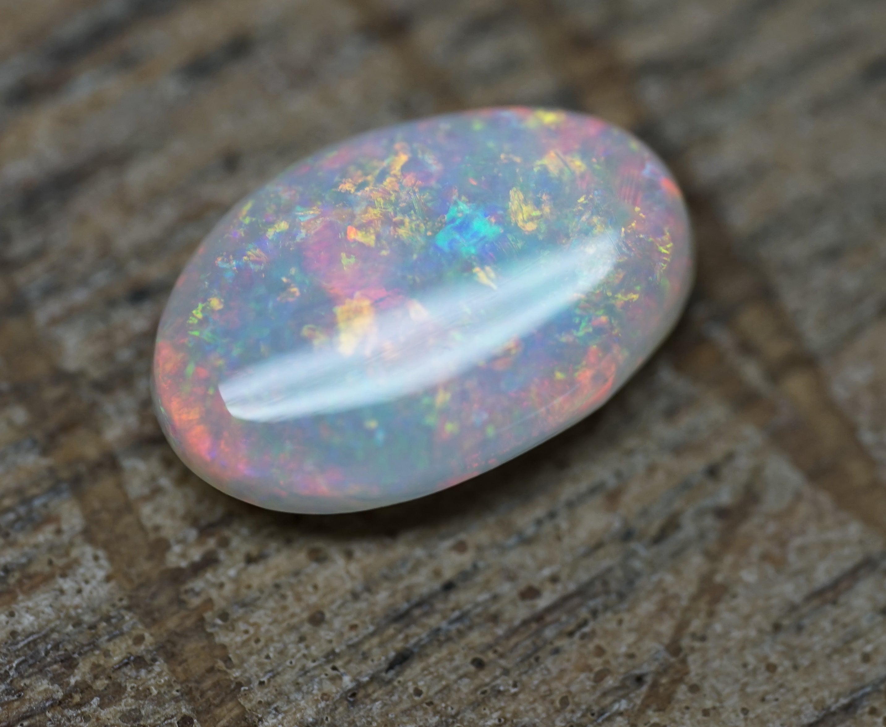 Mintabie Multi-colour Crystal Opal - 1.7 Carats. 0070