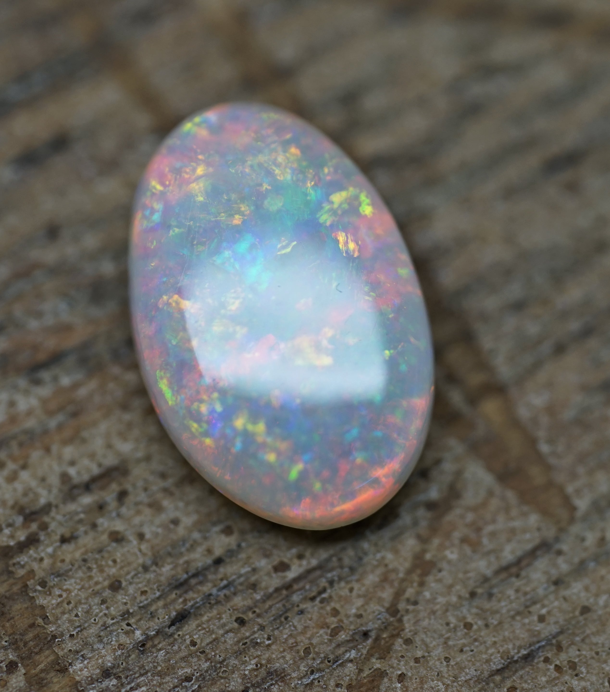 Mintabie Multi-colour Crystal Opal - 1.7 Carats. 0070