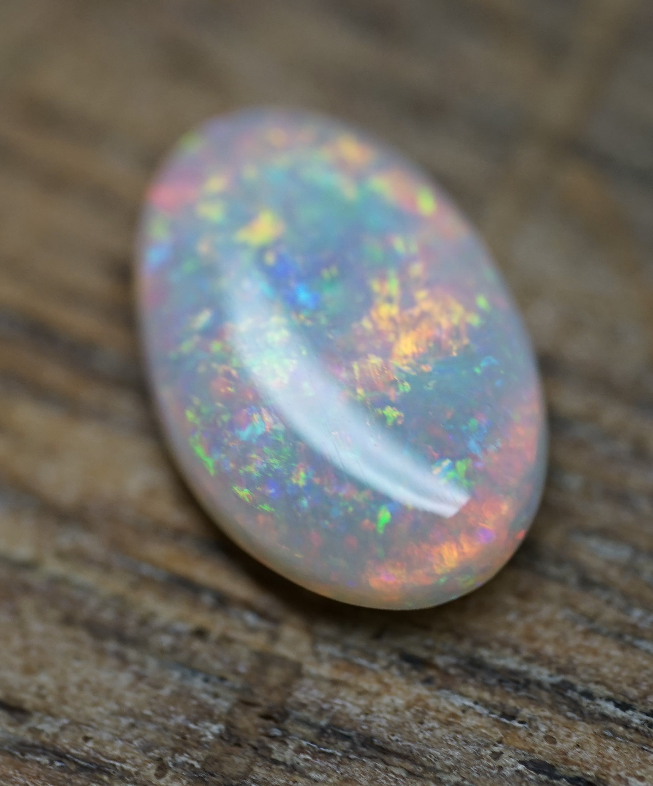 Mintabie Multi-colour Crystal Opal - 1.7 Carats. 0070