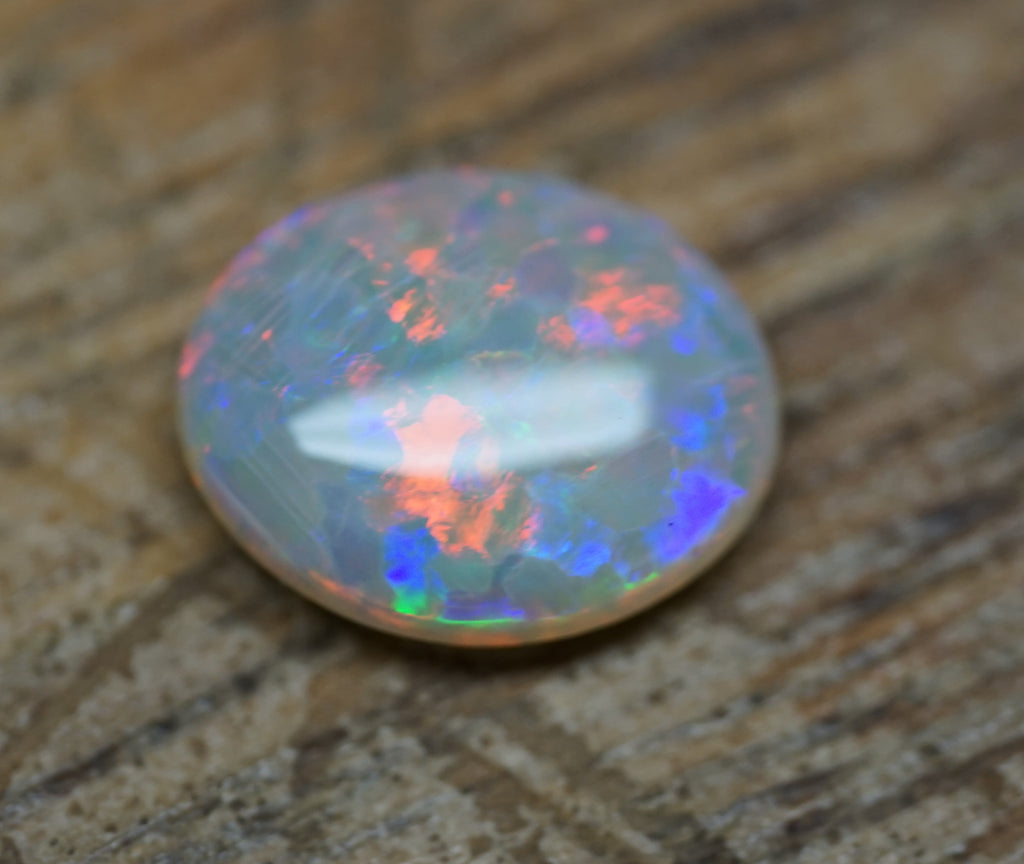 Olympic Red Crystal Opal Ringstone - 1.4 Carats. 0081
