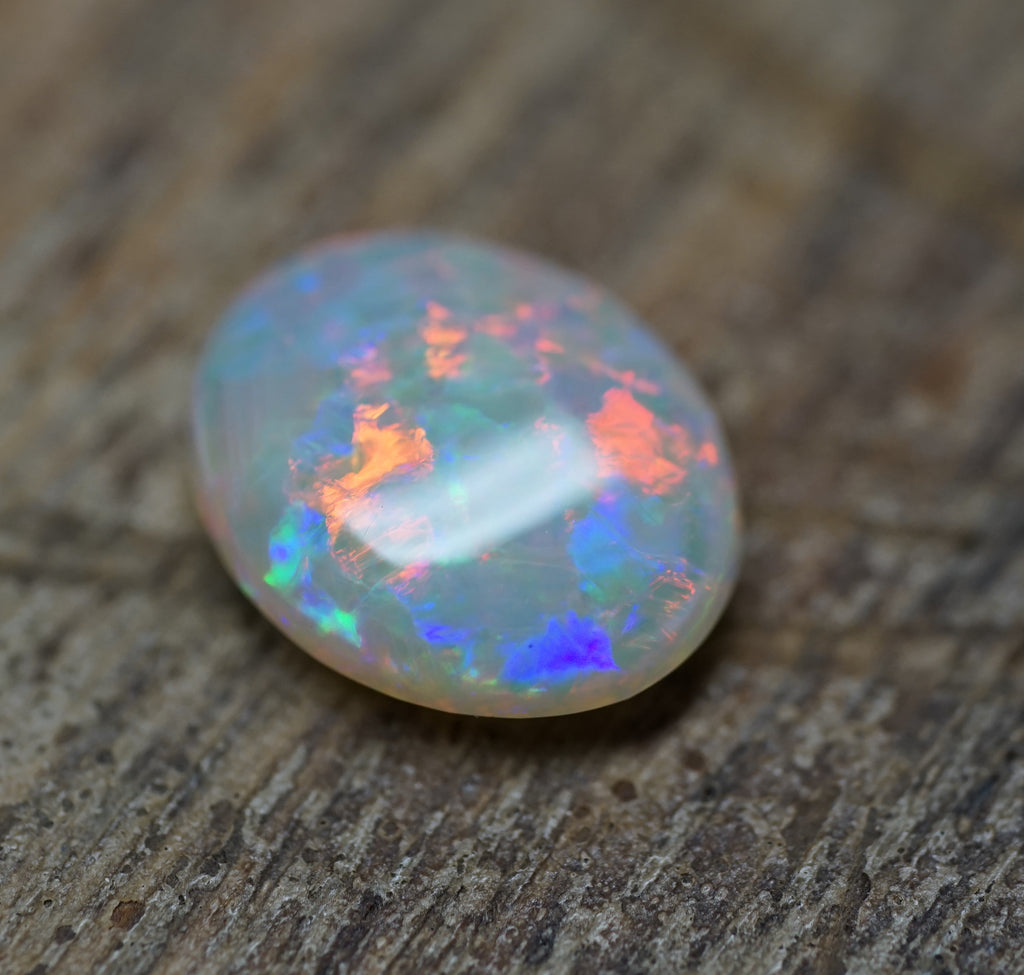 Olympic Red Crystal Opal Ringstone - 1.4 Carats. 0081