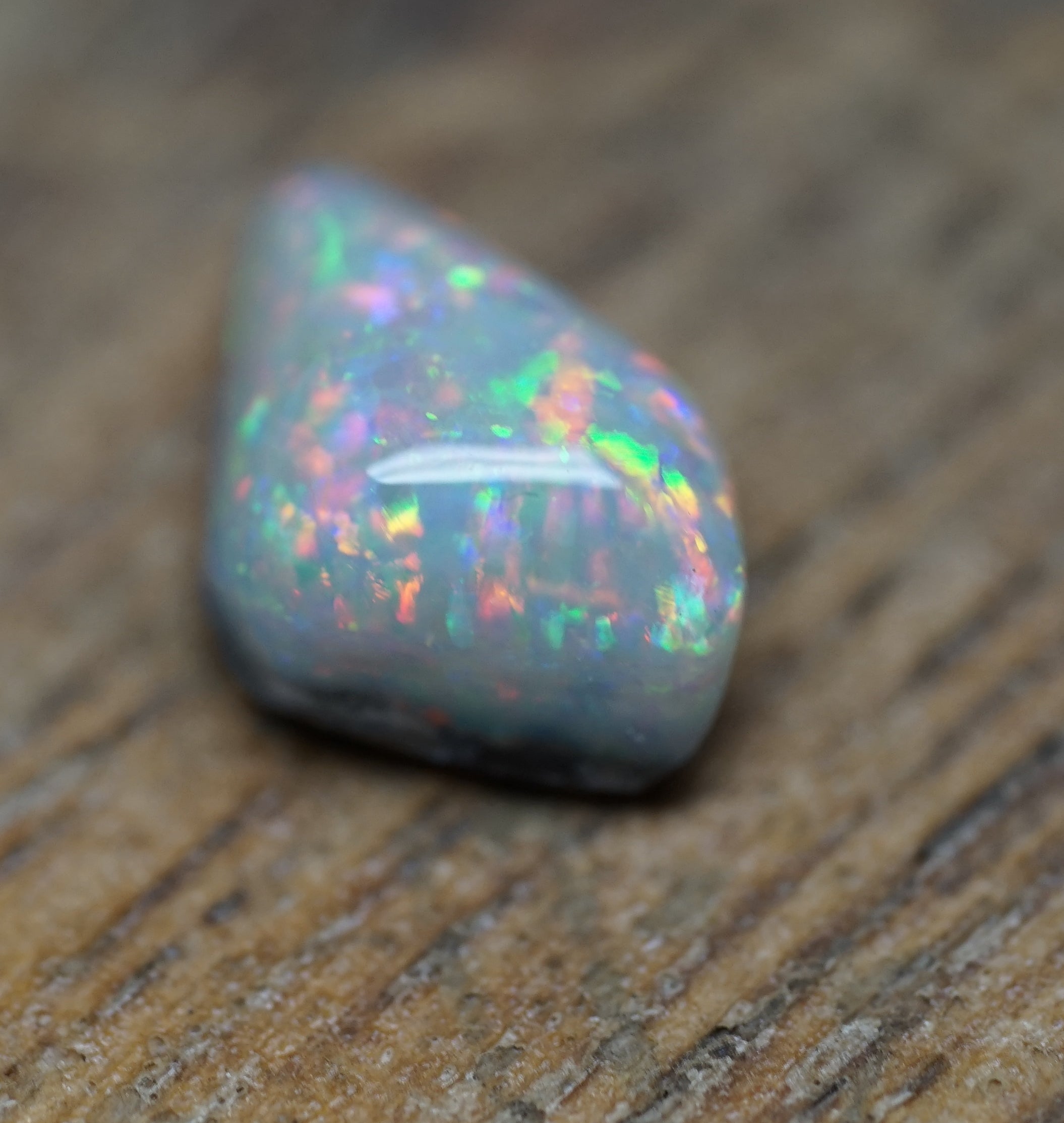 Old Field Mintabie Black Opal - 1.3 Carats. 0078