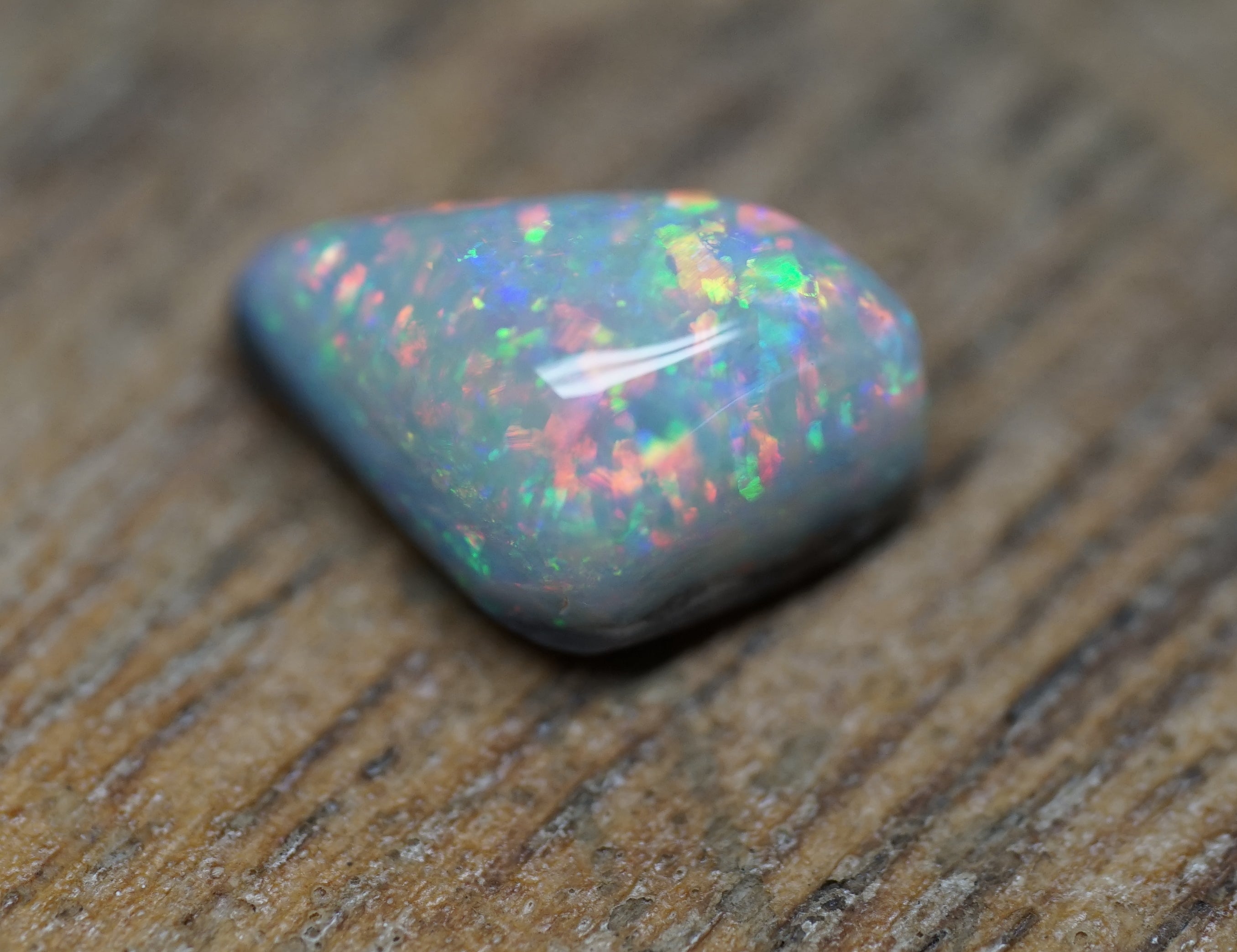 Old Field Mintabie Black Opal - 1.3 Carats. 0078