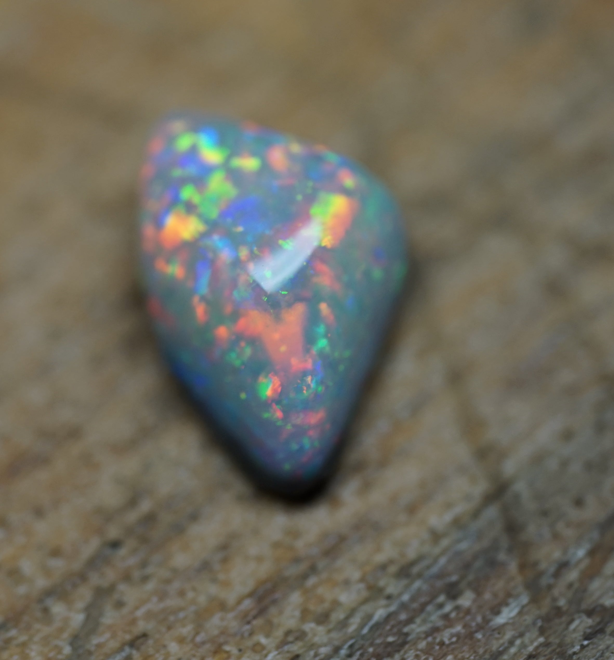 Old Field Mintabie Black Opal - 1.3 Carats. 0078