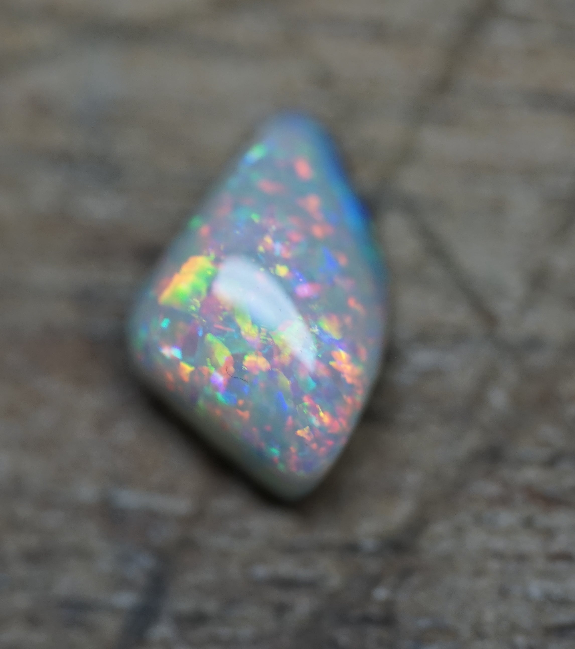Old Field Mintabie Black Opal - 1.3 Carats. 0078