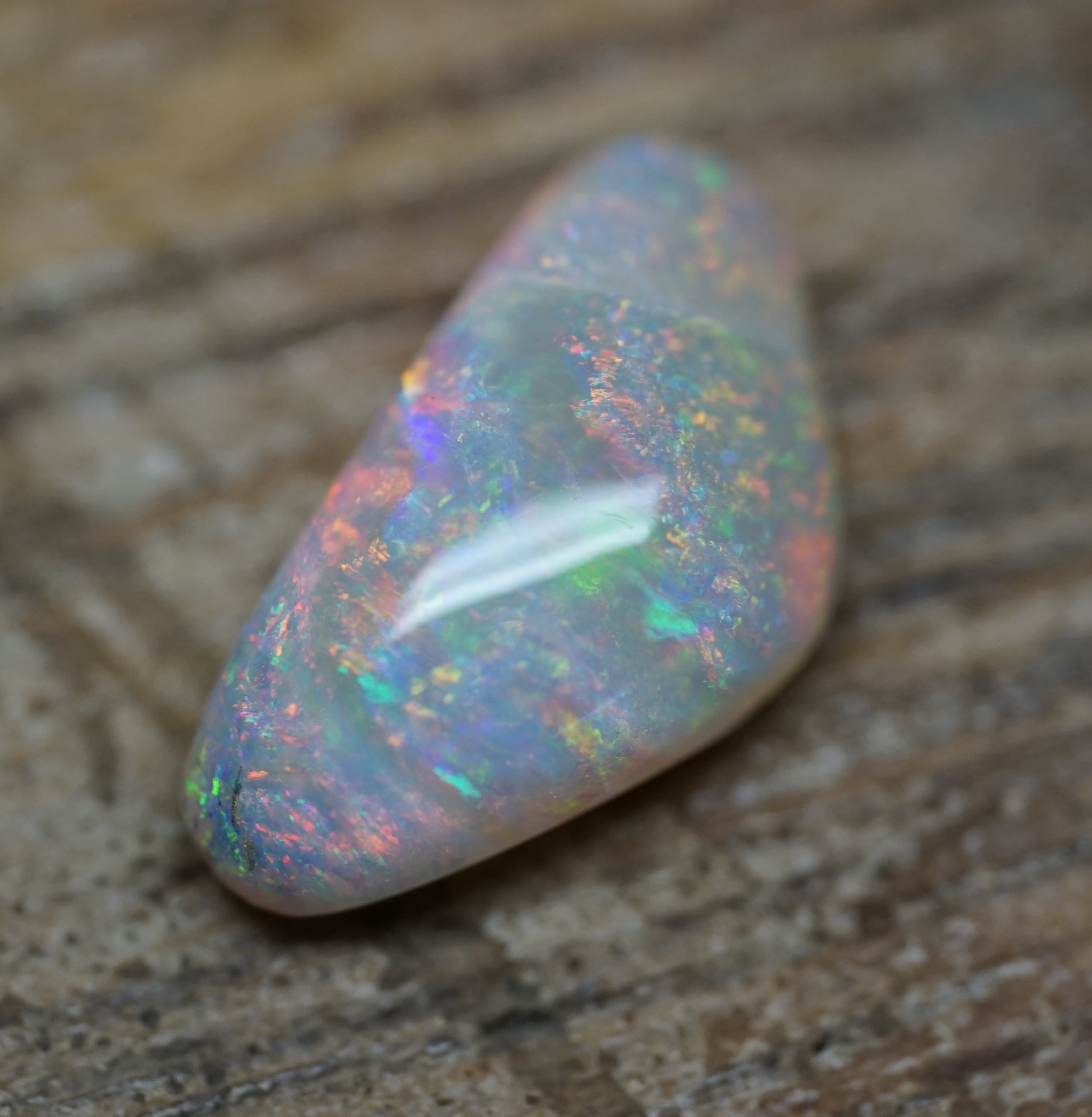 Mintabie Freeform Crystal Opal - 2 Carats. 0066