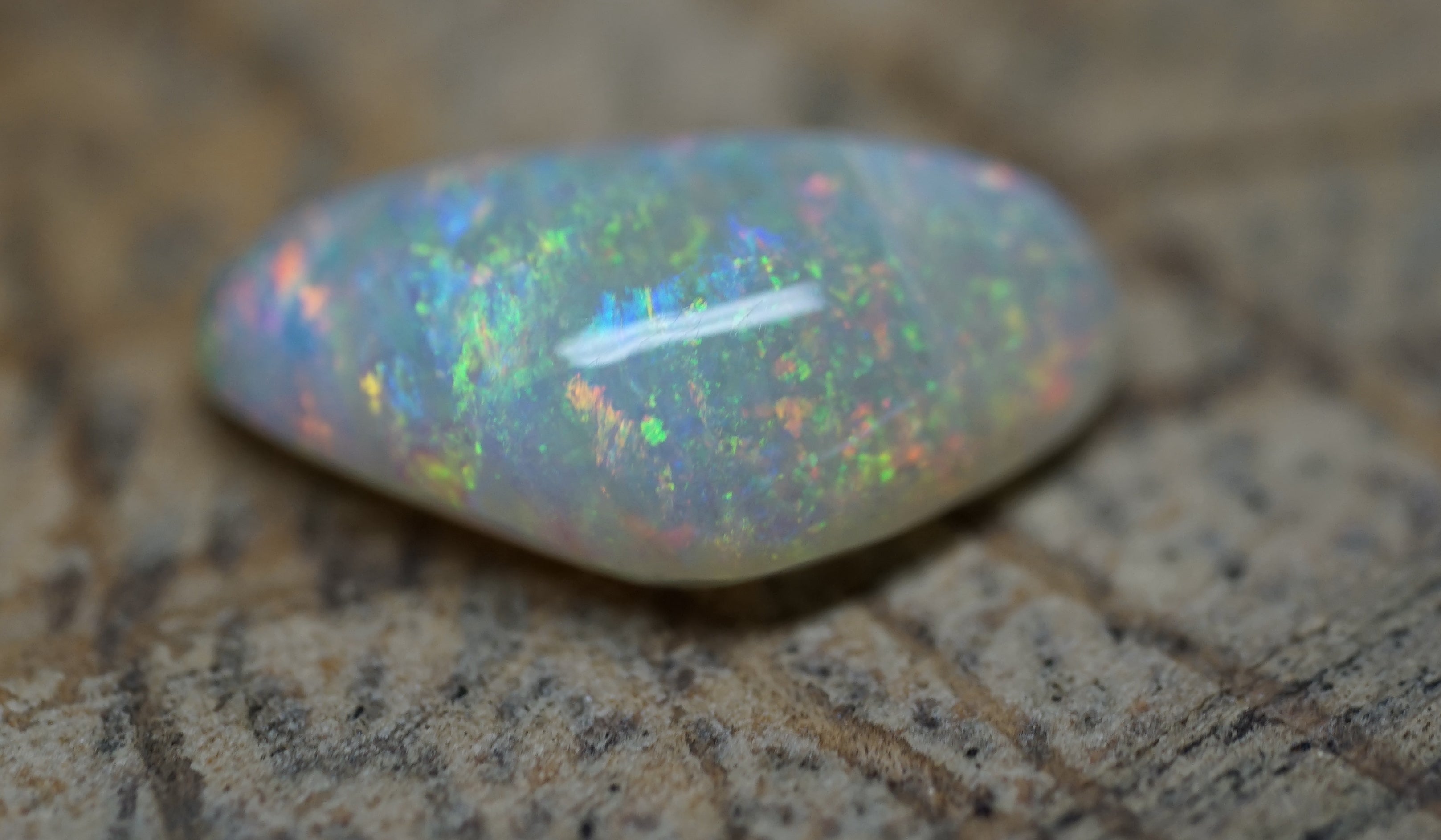 Mintabie Freeform Crystal Opal - 2 Carats. 0066