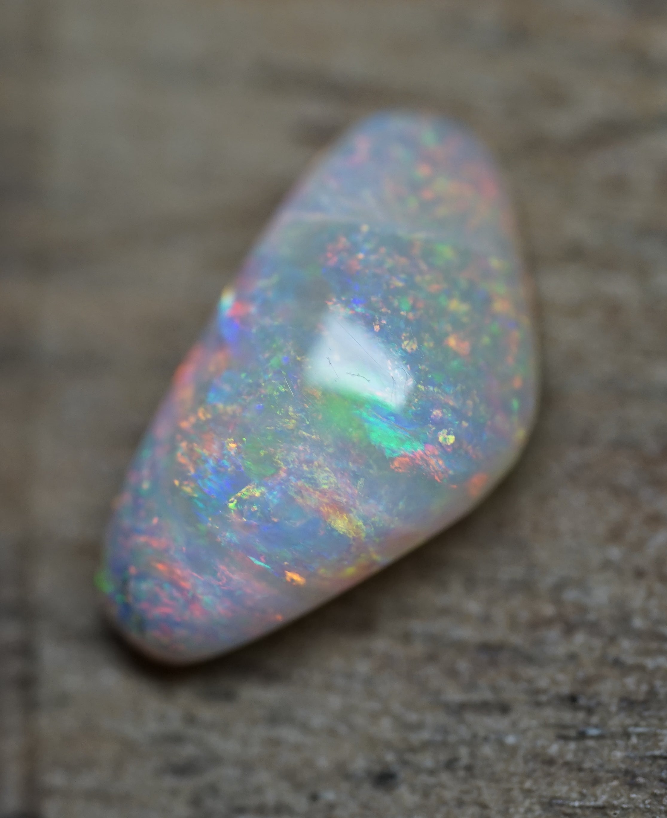 Mintabie Freeform Crystal Opal - 2 Carats. 0066