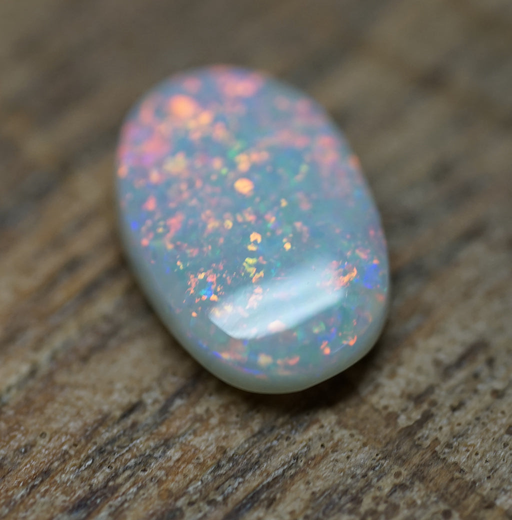 Coober Pedy Bright Orange Pinfire Pattern - 1.5 Carats. 0015