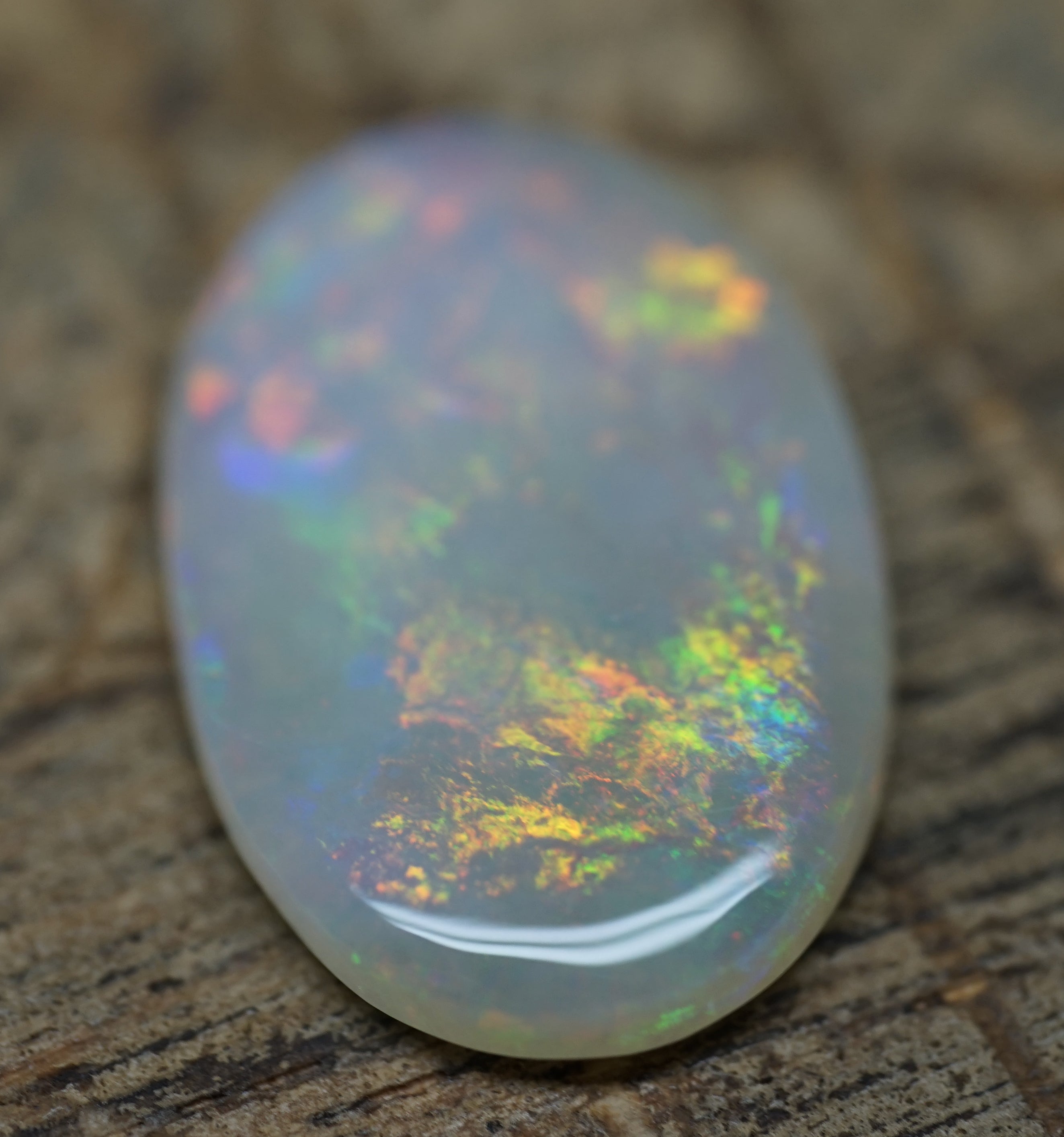 Mintabie Oval Pendant Stone - 3 Carats. 0072