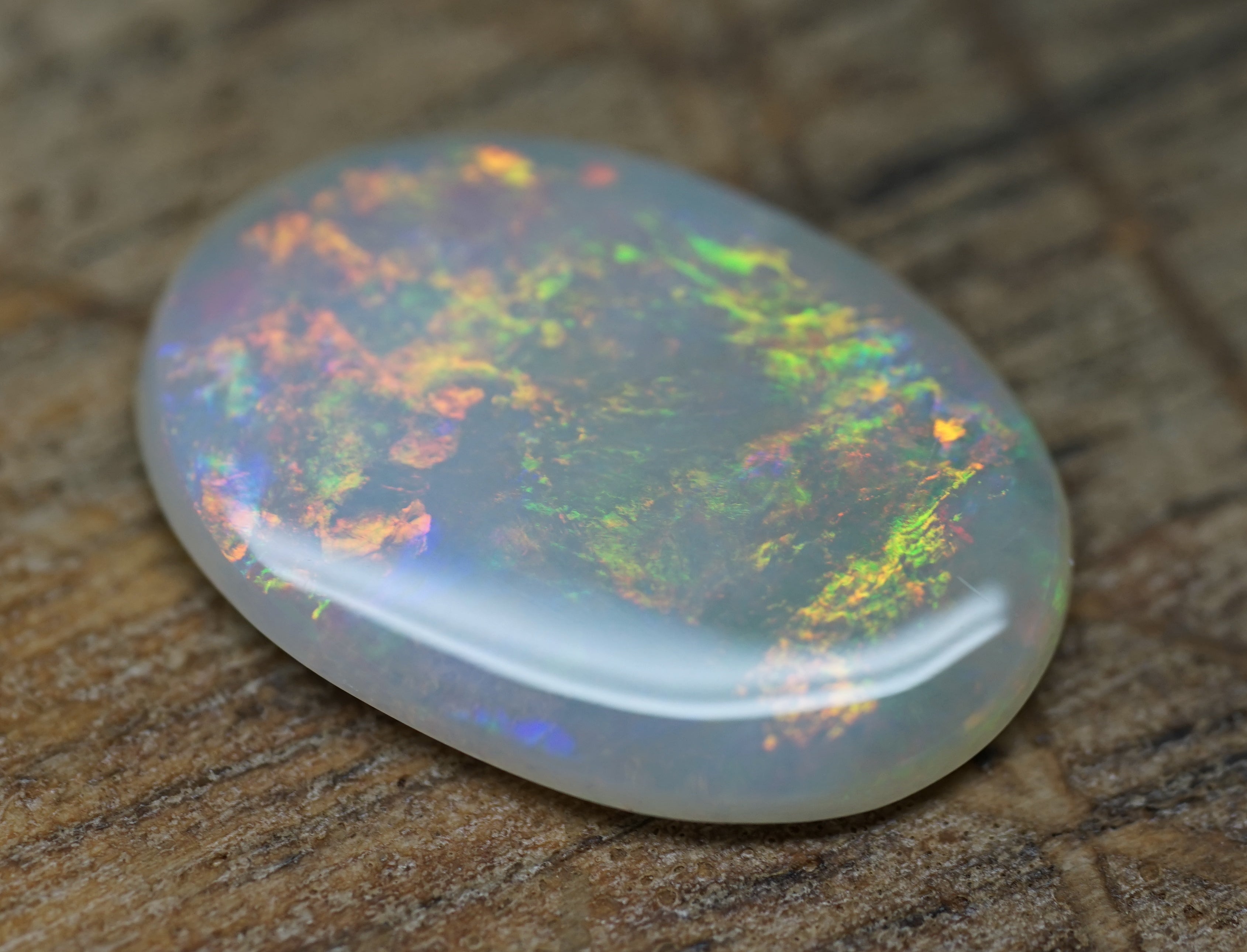 Mintabie Oval Pendant Stone - 3 Carats. 0072