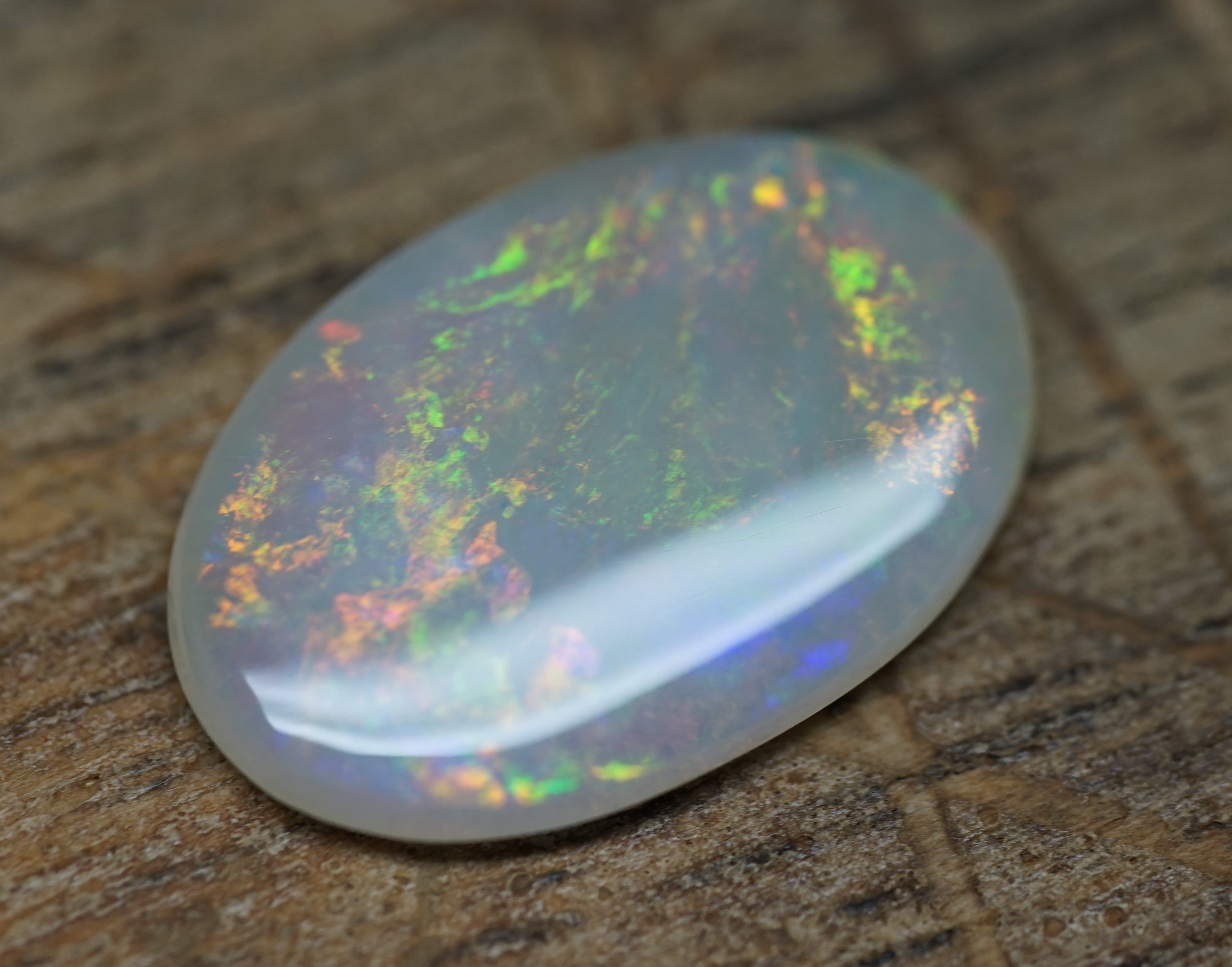 Mintabie Oval Pendant Stone - 3 Carats. 0072