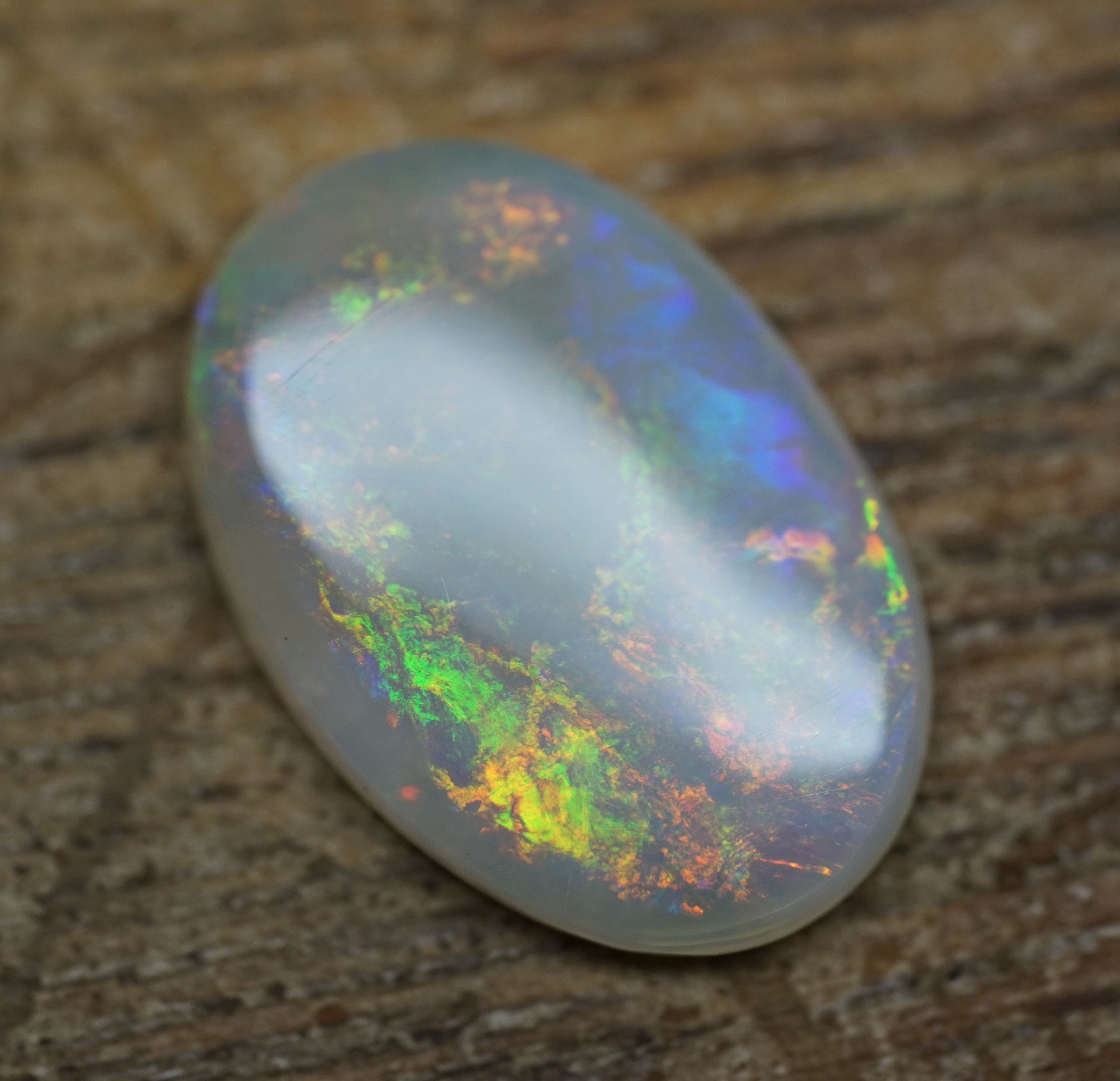 Mintabie Oval Pendant Stone - 3 Carats. 0072