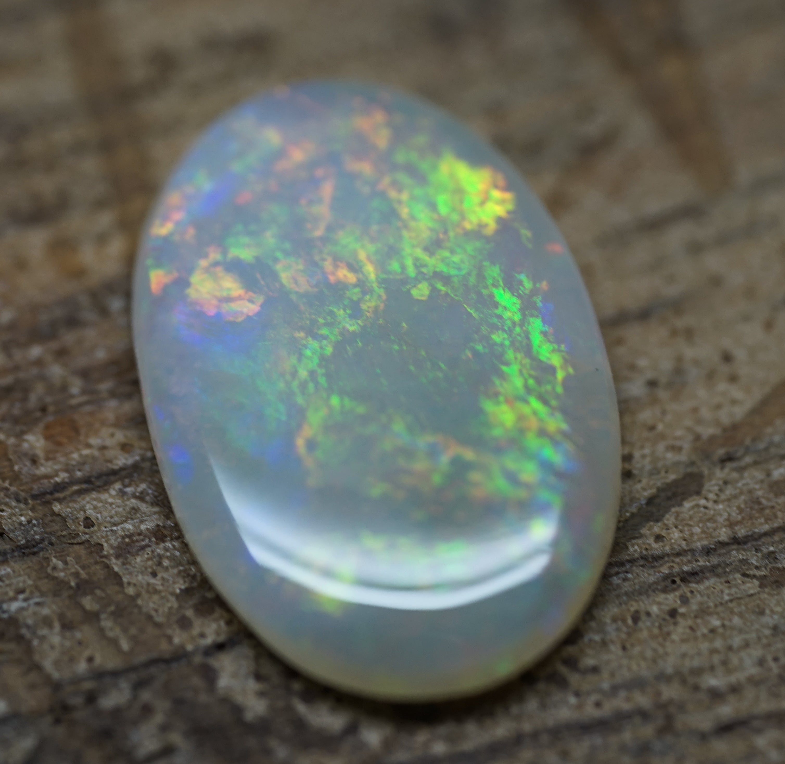 Mintabie Oval Pendant Stone - 3 Carats. 0072