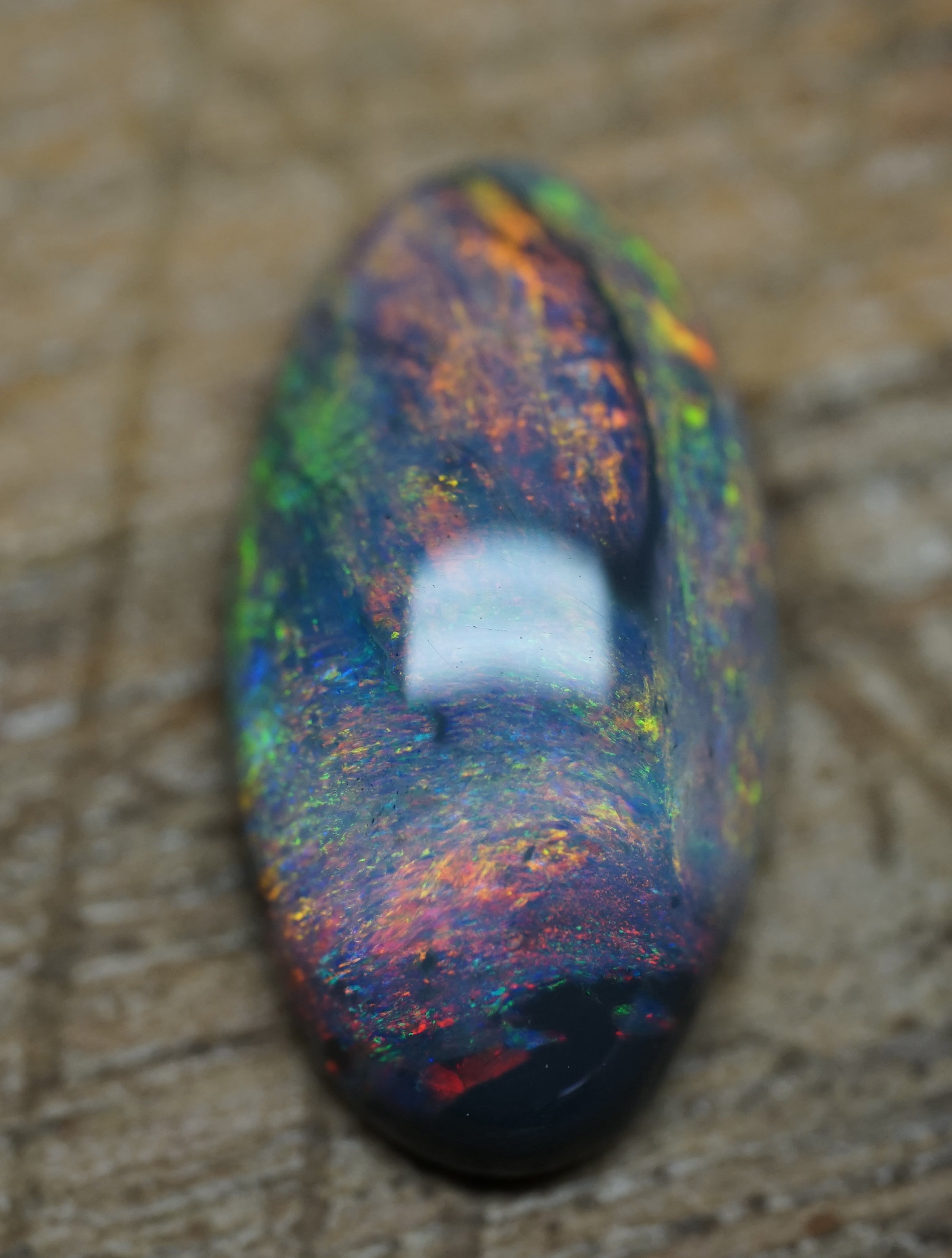 Lightning Ridge Black Opal - 3.1 Carats. 0054