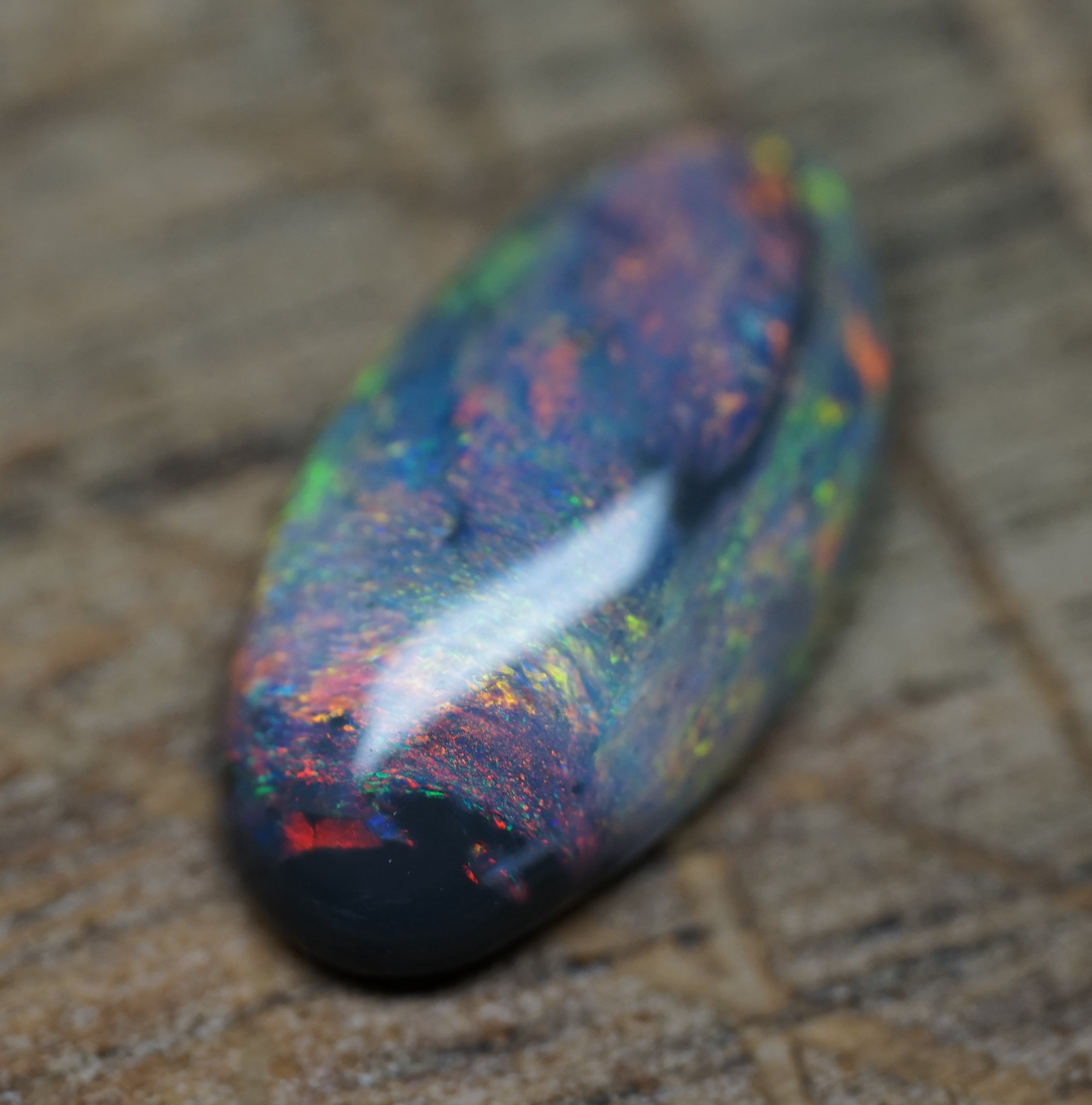 Lightning Ridge Black Opal - 3.1 Carats. 0054