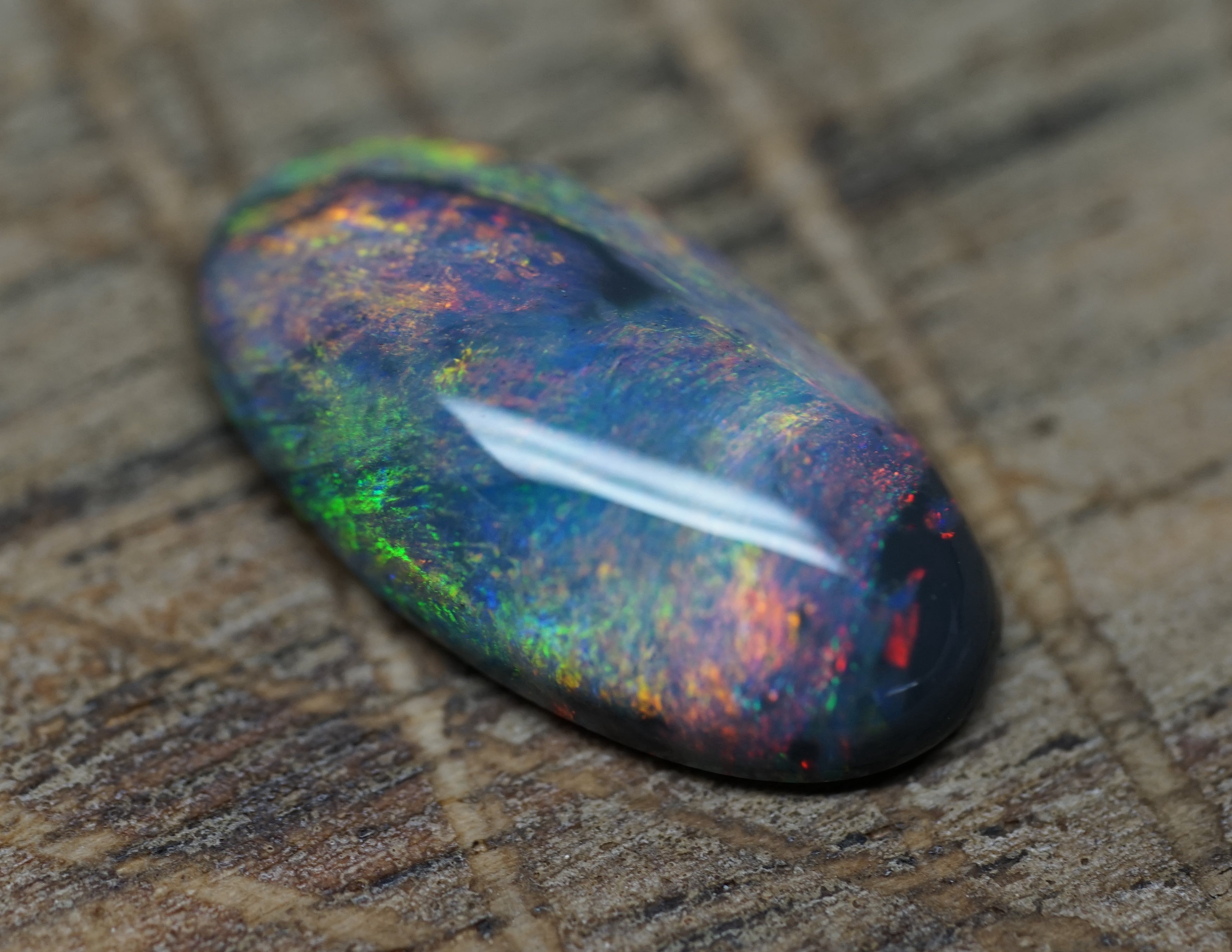 Lightning Ridge Black Opal - 3.1 Carats. 0054