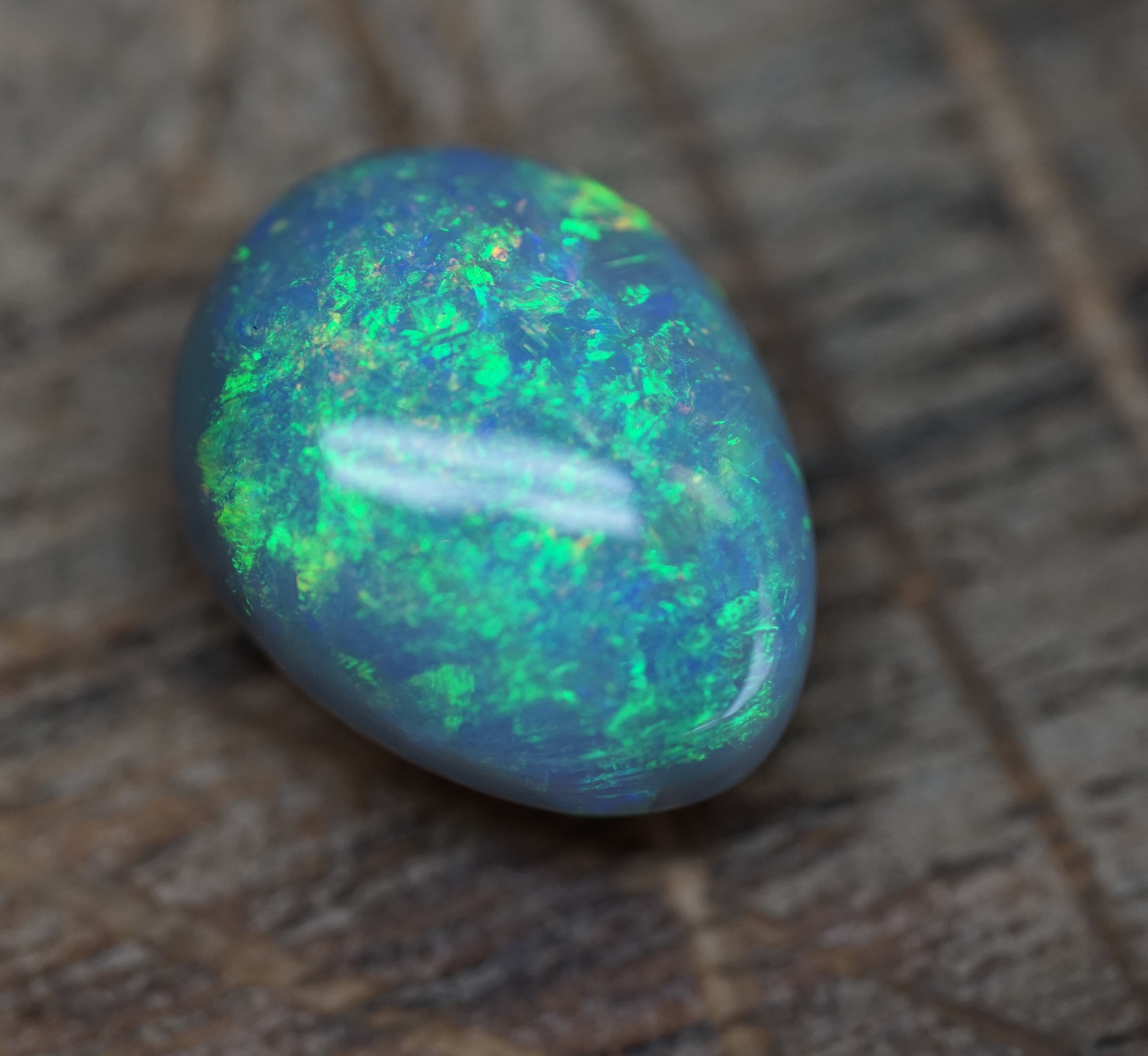 Lambina High Dome Dark Base Opal - 6.7 Carats. 0046