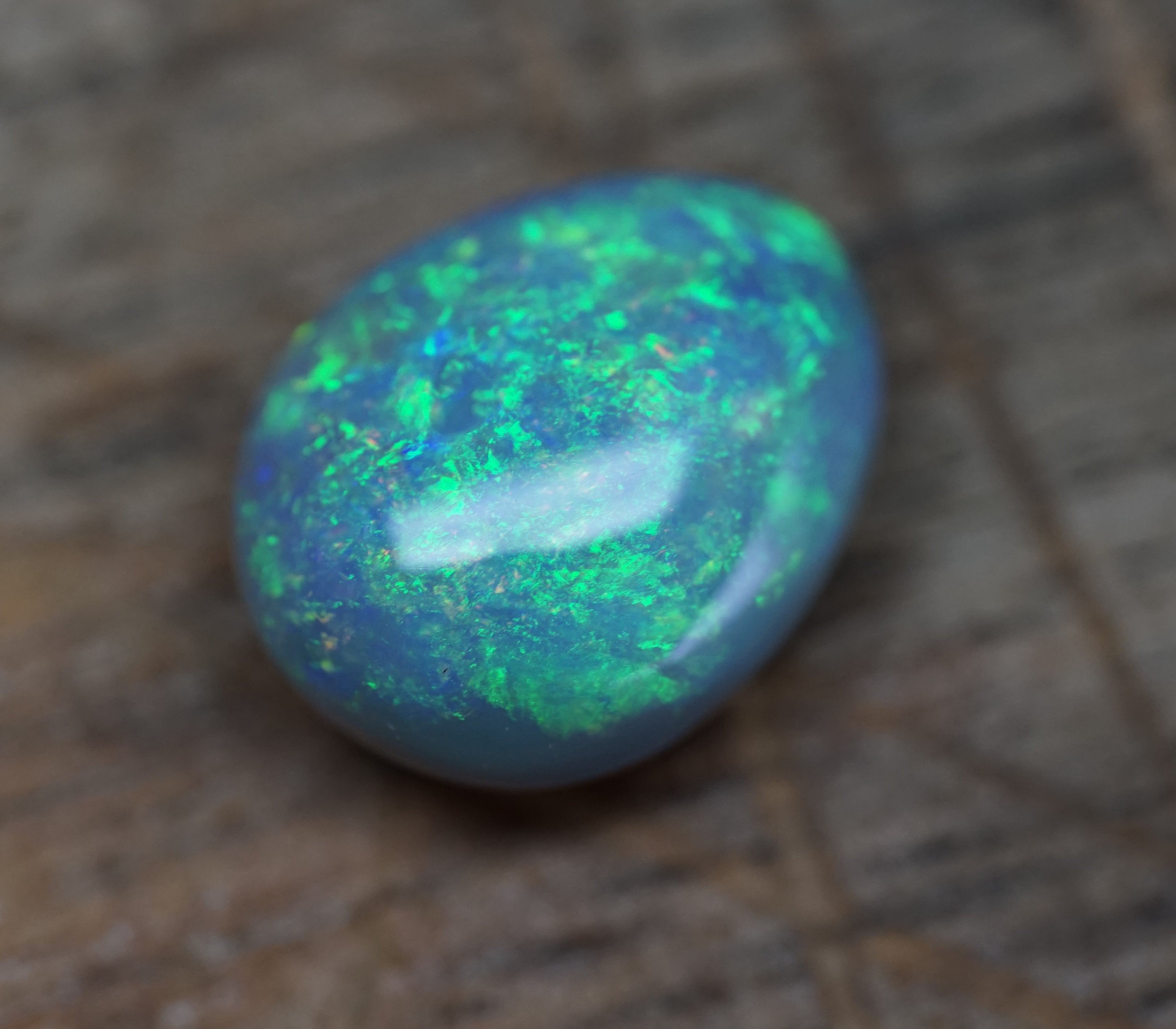 Lambina High Dome Dark Base Opal - 6.7 Carats. 0046