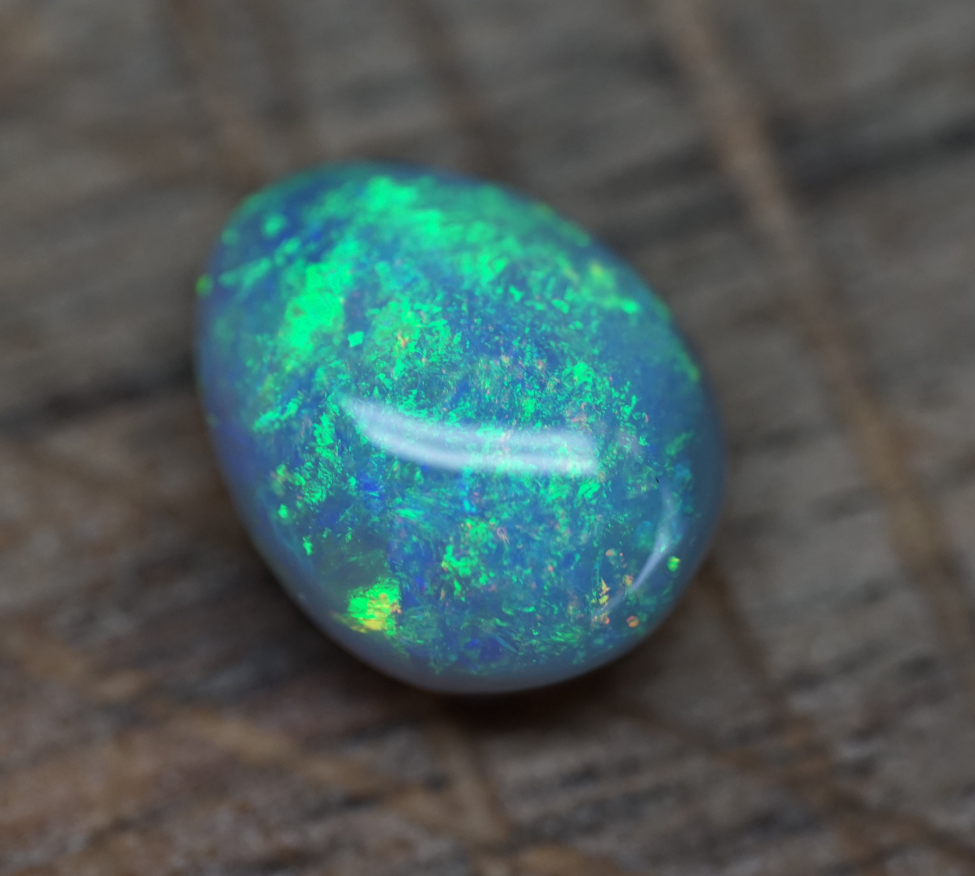 Lambina High Dome Dark Base Opal - 6.7 Carats. 0046